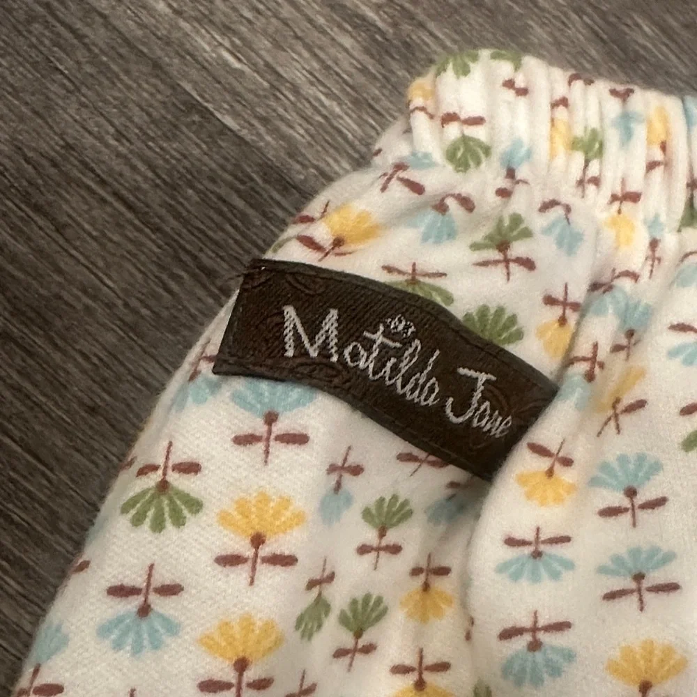 Matilda Jane Kids Diaper Cover with Yellow Polka Dot Patch NWT NEW